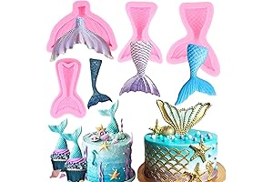 Zixiang Mermaid Tail Silicone Mold Set for Enchanting Cake Creations