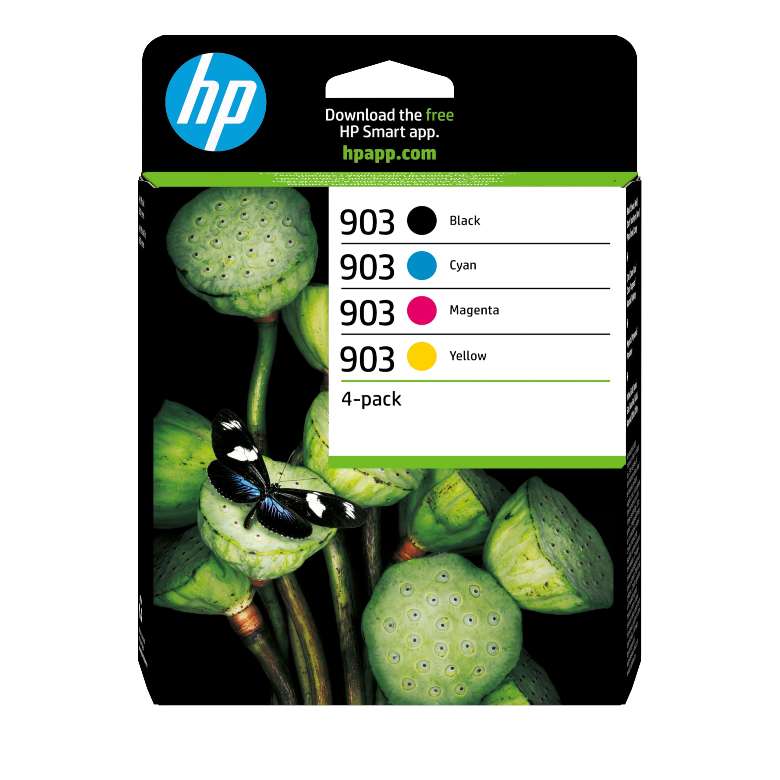 Pack HP 903 d'encre authentique CMYK pour imprimantes OfficeJet - 2