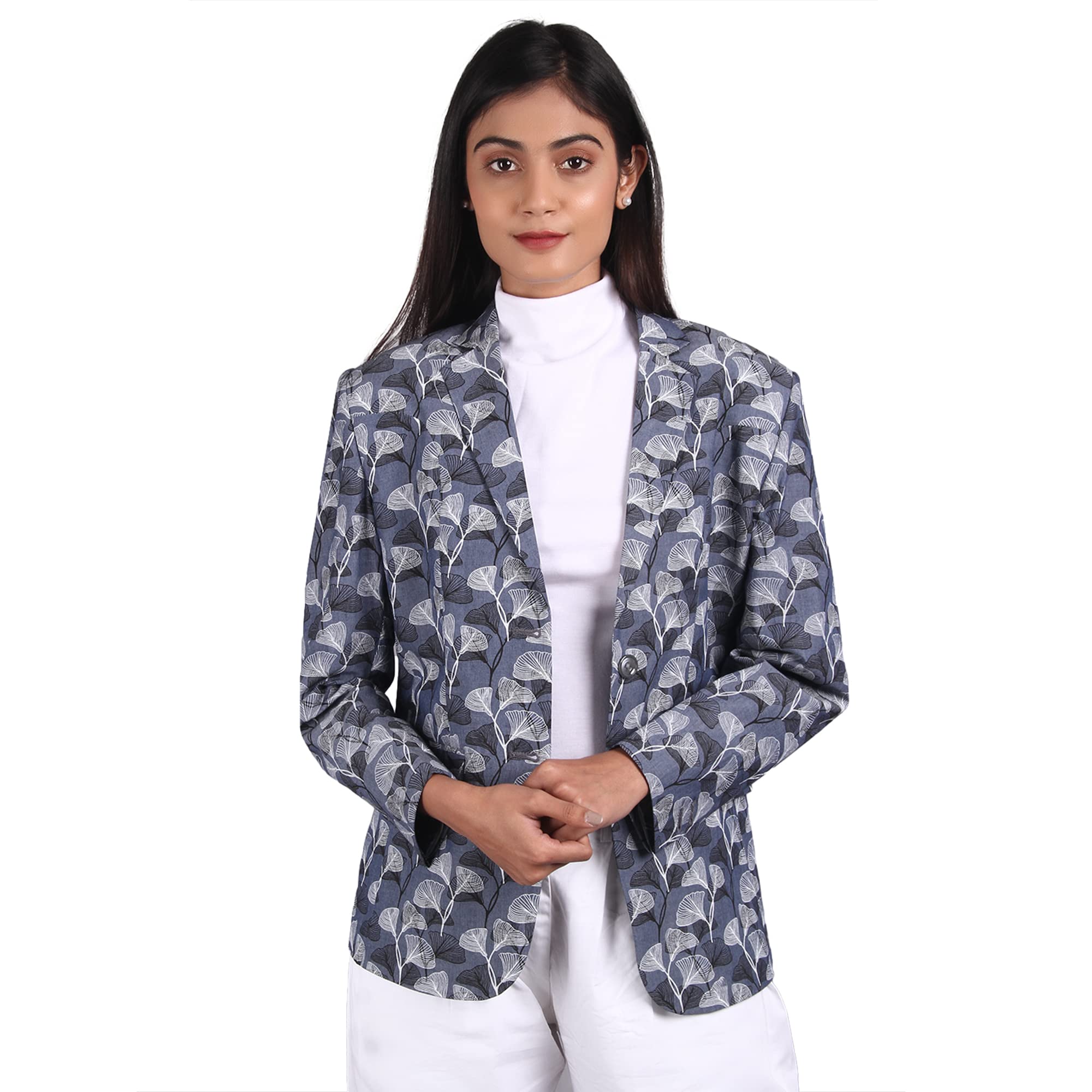 indophilia Women's Cotton Blazer-picture-29