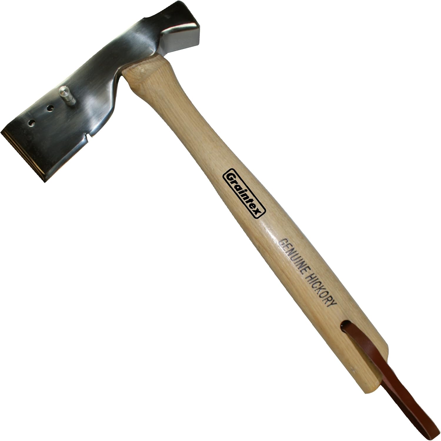 Graintex SH1540 Shingle Hammer with Hickory Handle and Leather Strap