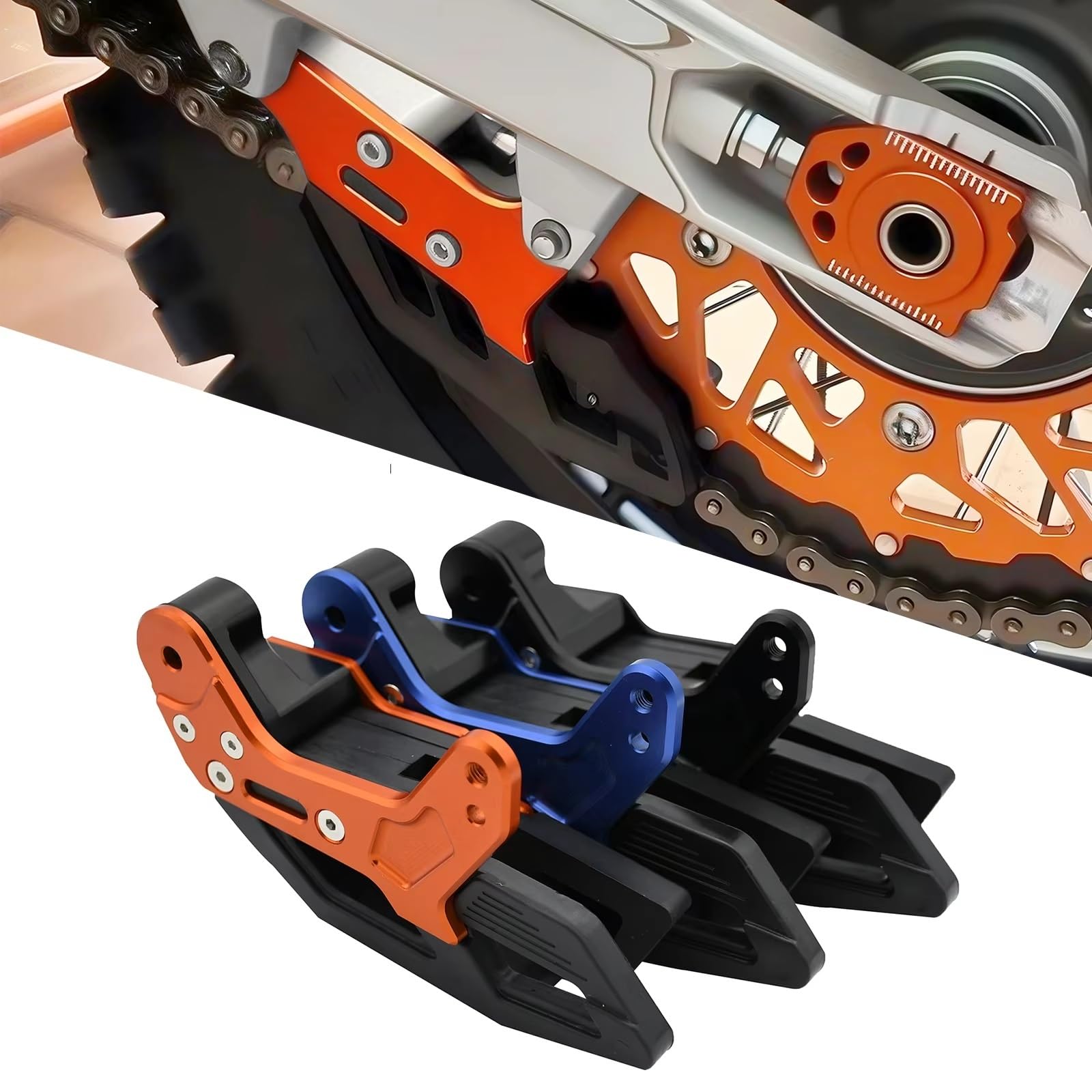 Compatible Con TE300 Para FE250 2014-2022 Para TX125 2017-2019 Accesorios De Modificación Protector Guía Cadena Motocicleta