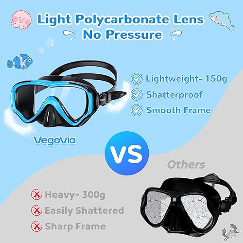 Miniatura 4 de Gafas de natación para niños con cubierta para la nariz, antiempañamiento de visión amplia, máscara de natación transparente para niños y jóvenes de