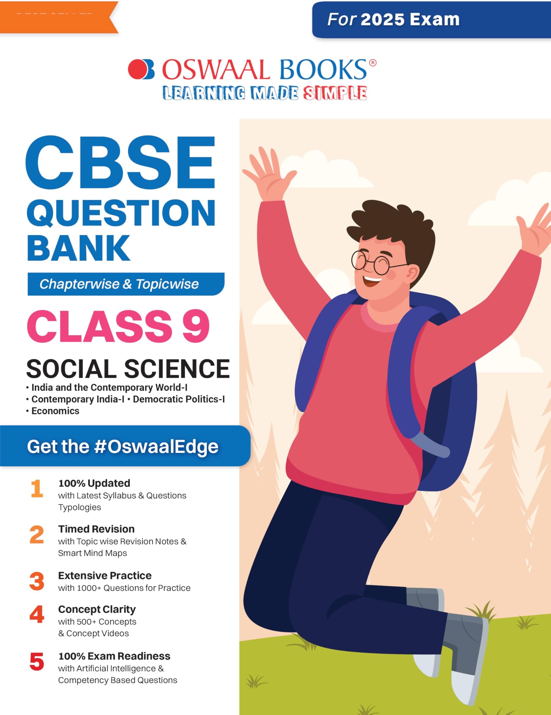 Oswaal CBSE Question Bank Class 9 Social Science, Chapterwise and Topicwise Solved Papers For 2025 Exams