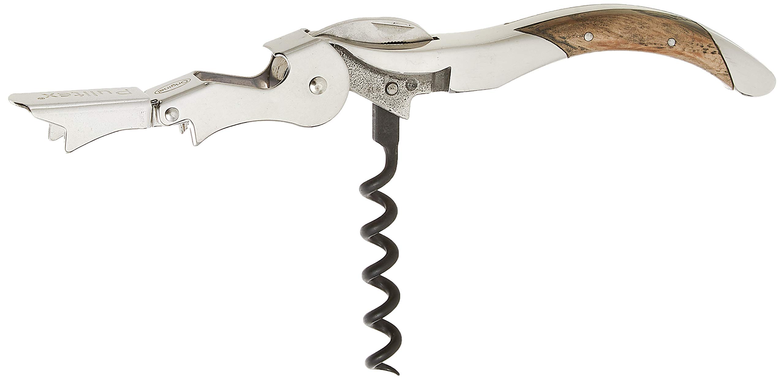 Pulltex Pulltap' s Toledo, in Acciaio Inox, Colore: Argento/Marrone, 18.6 x 12 x 2.3 cm