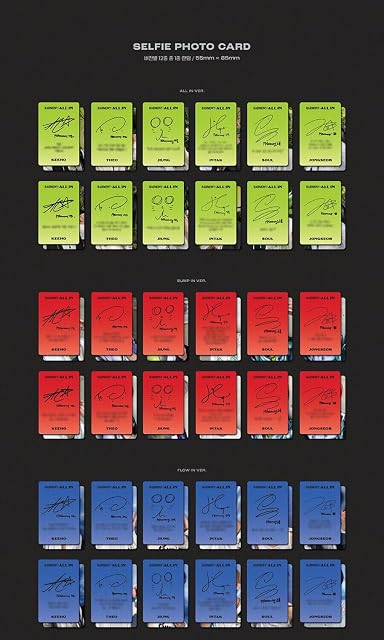 Foto 7 de 8 de P1HARMONY HARMONY ALL IN 6th Mini Album ( FLOW IN Ver. ) K-POP SEALED