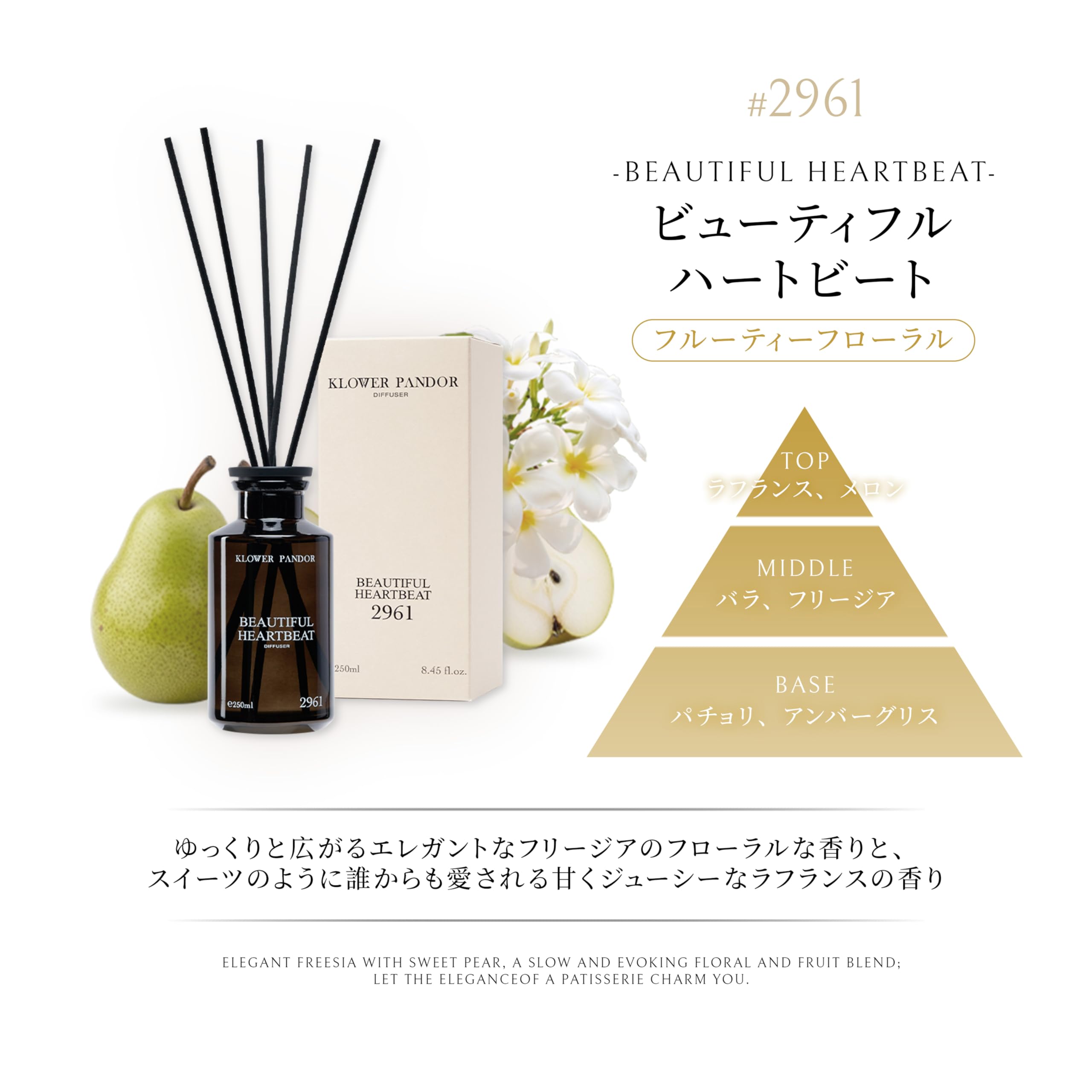 Amazon.co.jp: KLOWER PANDOR クロワーパンド 2961 BEAUTIFUL HARTBEAT