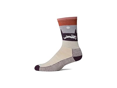 Smartwool Everyday Hare Chase Crew Socks Knee High Socks Shoes Moonbeam : LG (US Men