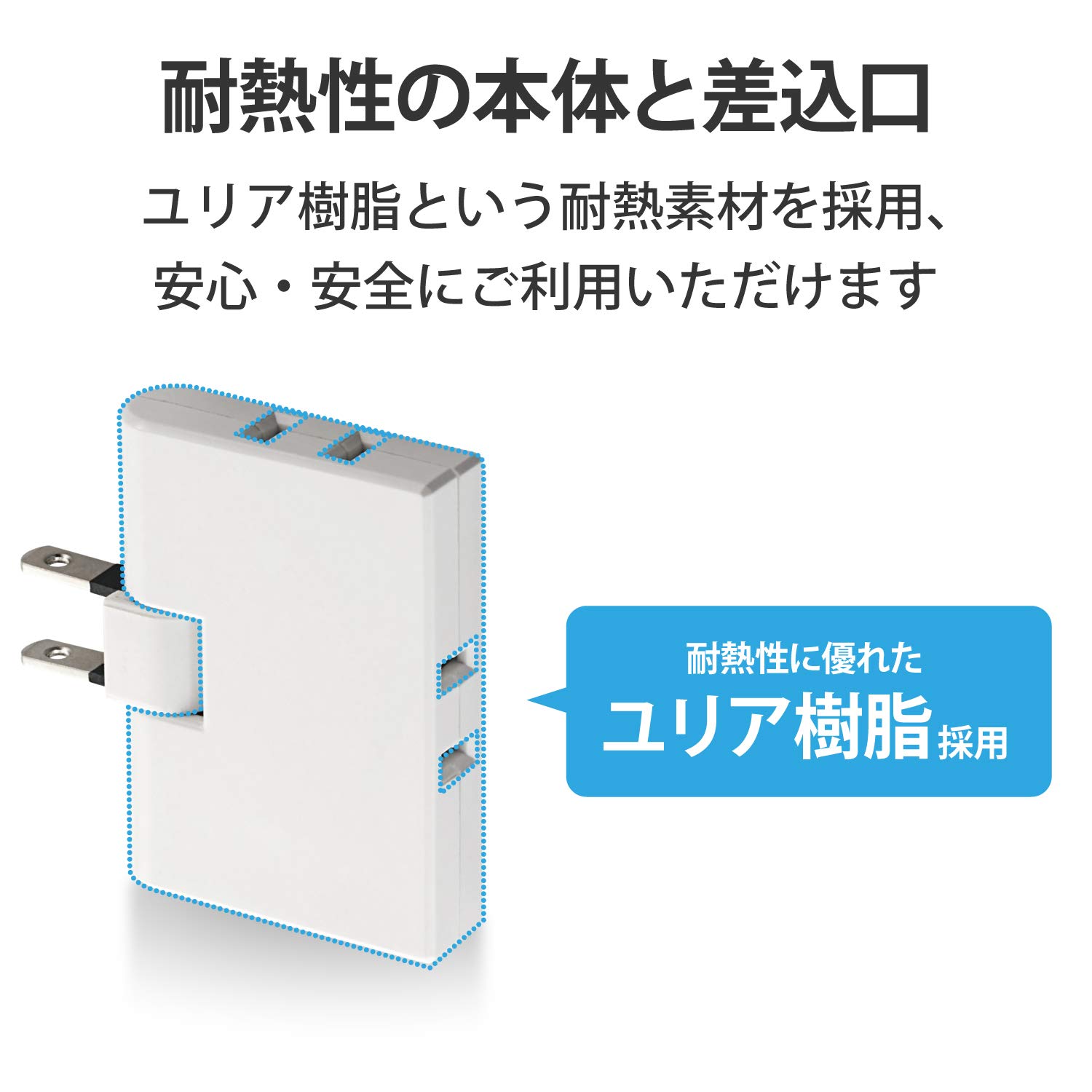 Amazon.co.jp: エレコム(ELECOM) コンセントコーナータップ 3個口