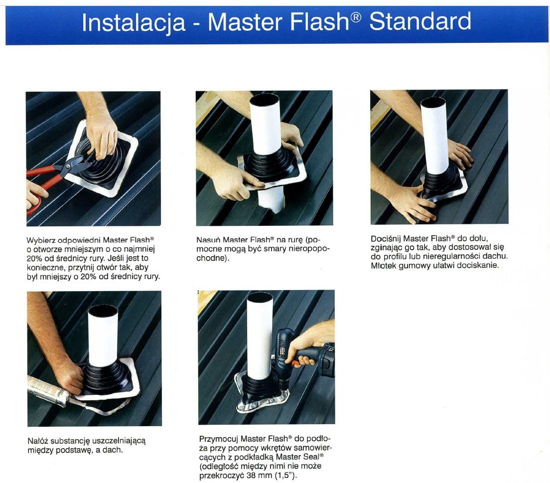 Manguito Master Flash EPDM Para Techos - Sellado Antigotas 171-304 Mm