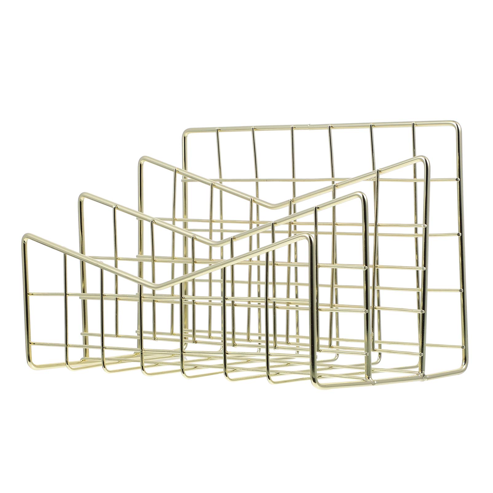 Cabilock 1pc Stylish Desktop File Organizer Multipurpose Mail Holder for Documents Magazines and Letters Finish for Use