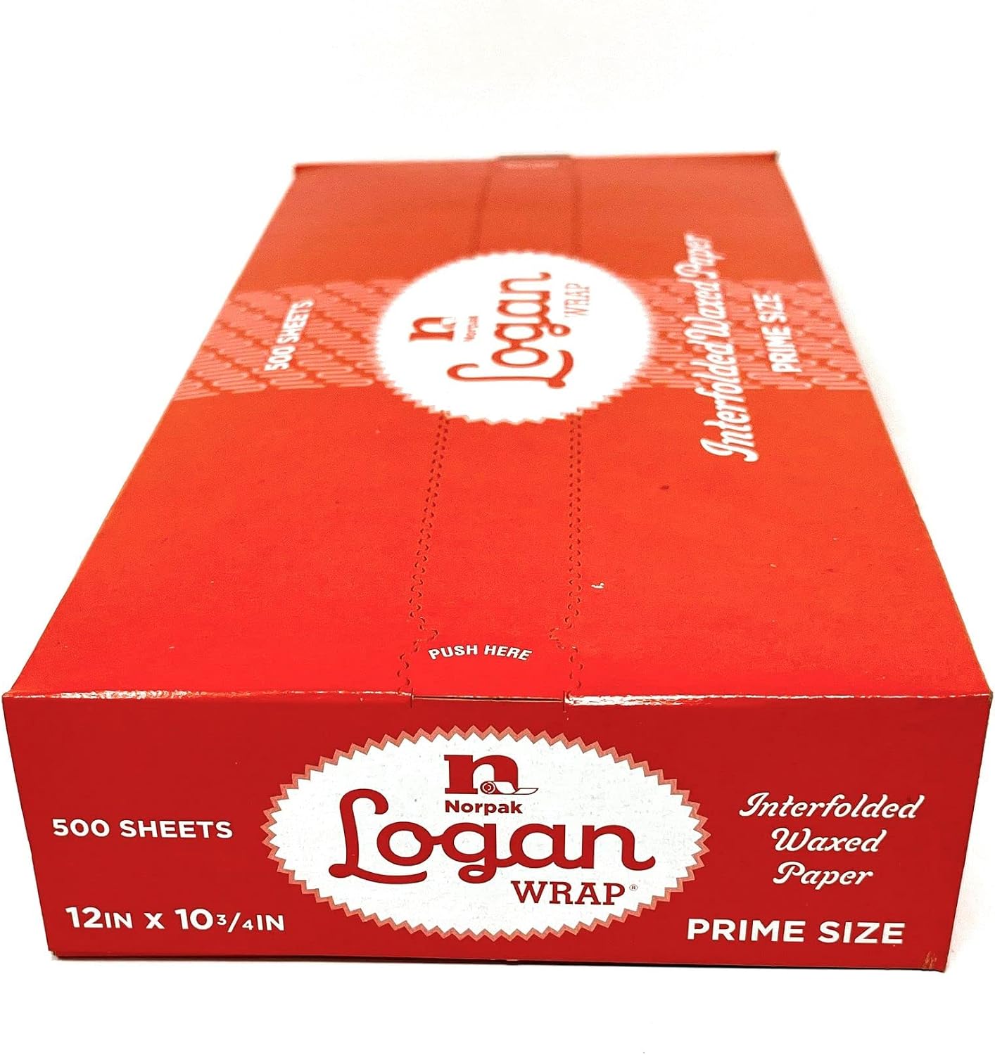 Logan Interfolded Dry Wax Paper Grease Proof Deli Paper 12 Inch x 10 3/4 Inch-, 500 Count (500 Count)