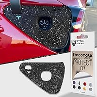 Vista 21 de IPG para Tesla - Calcomanías adhesivas de envoltura de puerto de carga, emblema para bricolaje, personaliza el modelo 3-Y (rosa)