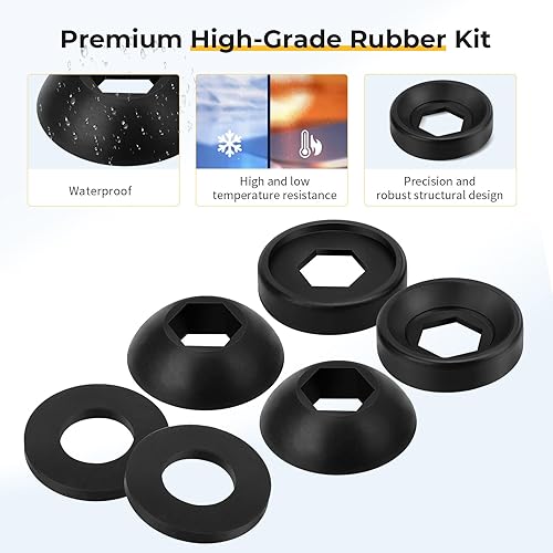 Miniatura 5 de Kit de arandela espaciadora de bola pivote para Polaris Sportsman Ranger Magnum Scrambler Trail Blazer Trail Boss Xplorer Xpedition Xpress Big Boss