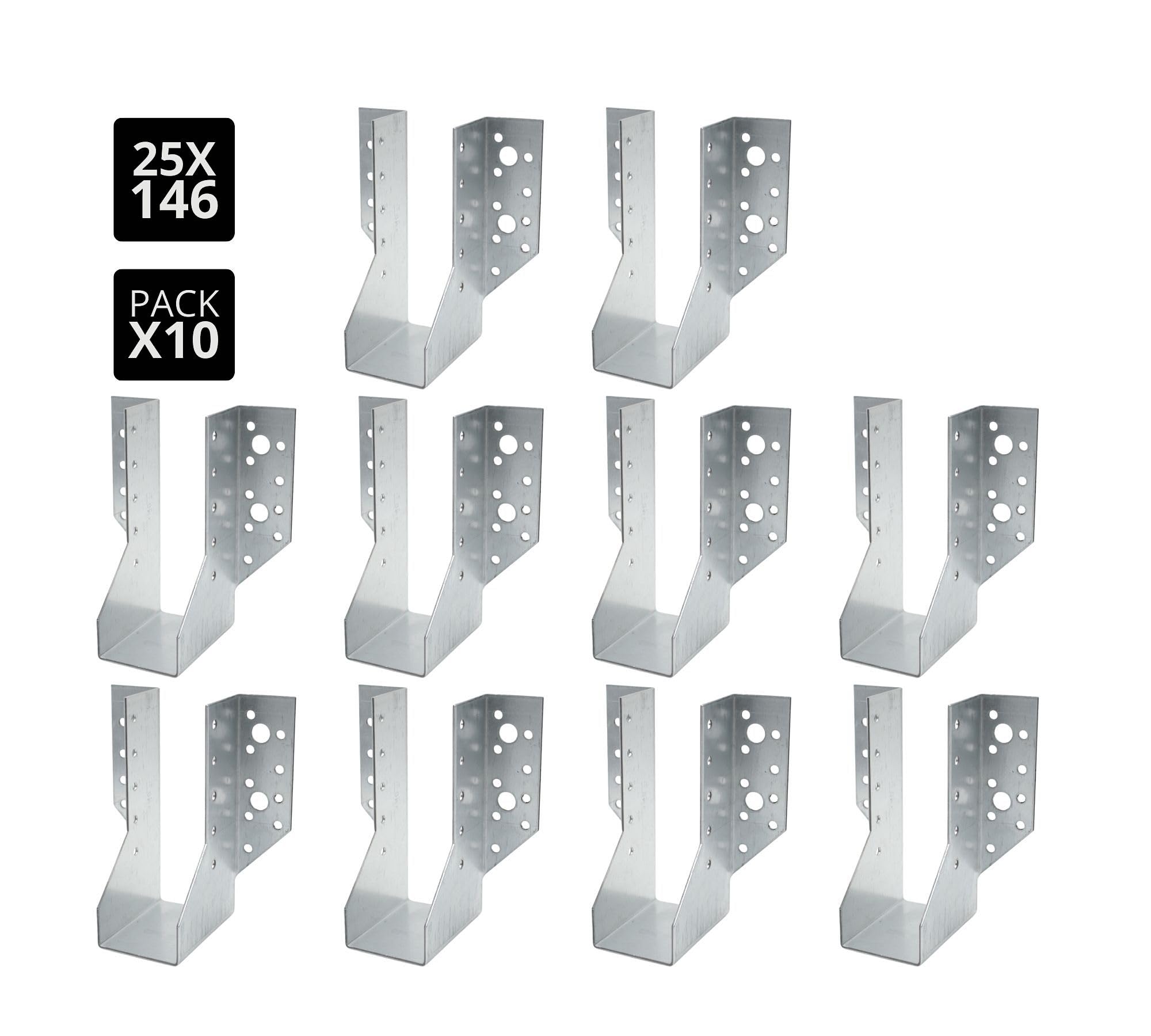 DOJA Barcelona Beam Brackets, Metal, 25x146x75 - Image 4