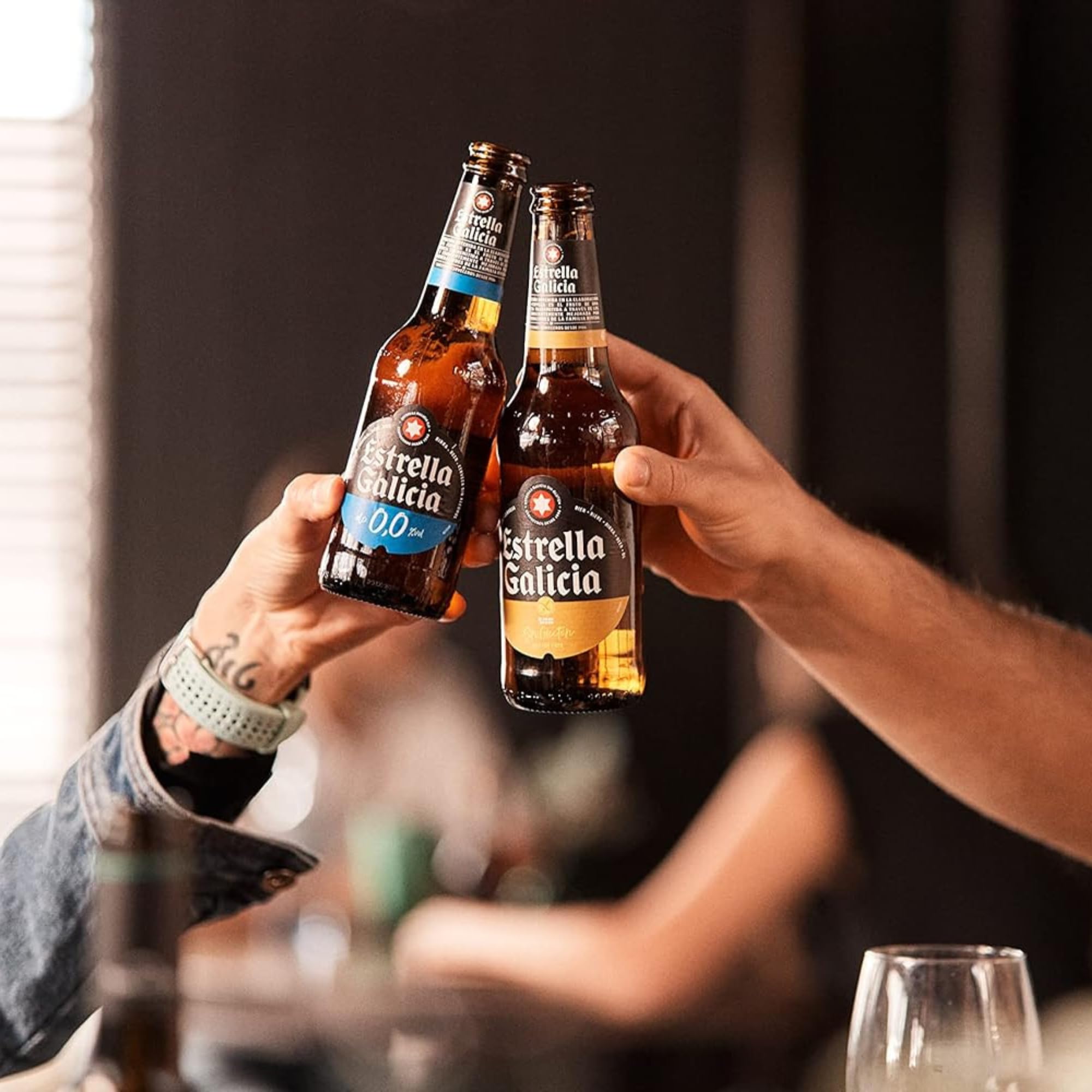 Estrella Galicia Sin Gluten - Cerveza Lager, Pack 24 x 25 cl, 5,5% Vol