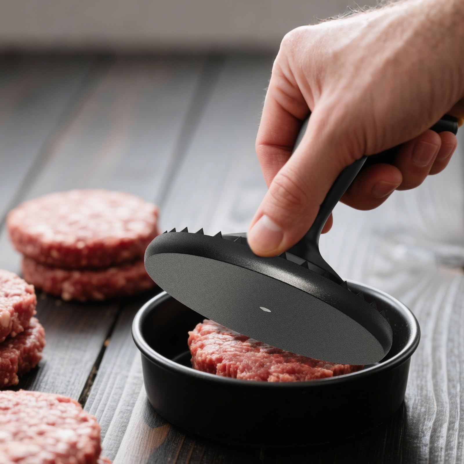 Herramienta ablandadora de carne 3 en 1, mazo de carne, golpe de cocina de doble cara para ablandar bistec, chuleta de pollo 3
