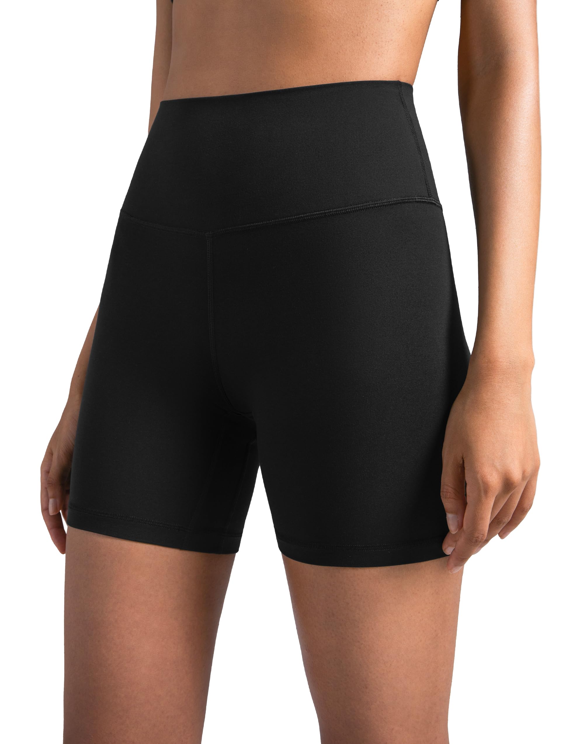 Colorfulkoala Women's Dreamlux High Waisted Yoga Shorts 6" Inseam Workout Tights