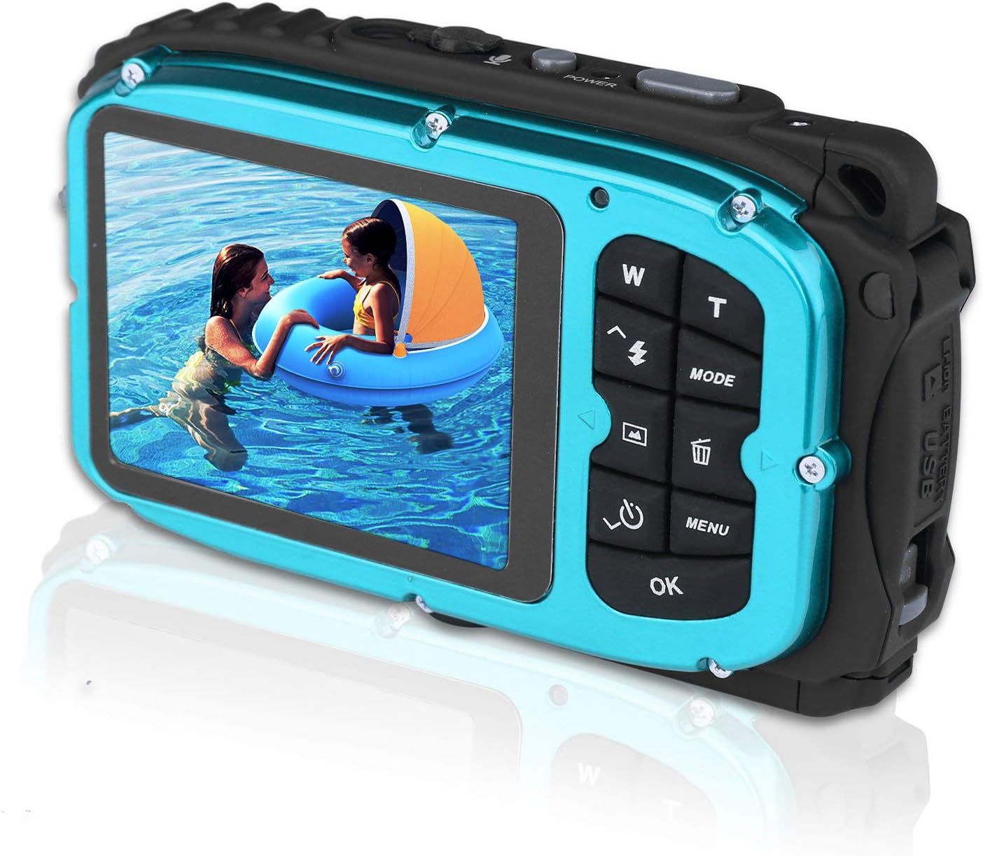 2.7 Inch LCD Cameras 16MP Digital Camera Underwater 10m Waterproof Camera+ 8X Zoom