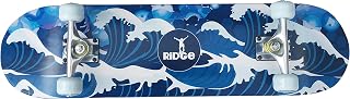 Ridge Skateboards - 32" x 8" concave - Complete surf skate board - Night Wave