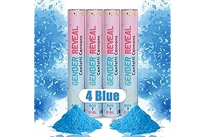 Gender Reveal Confetti Powder Cannon Blue