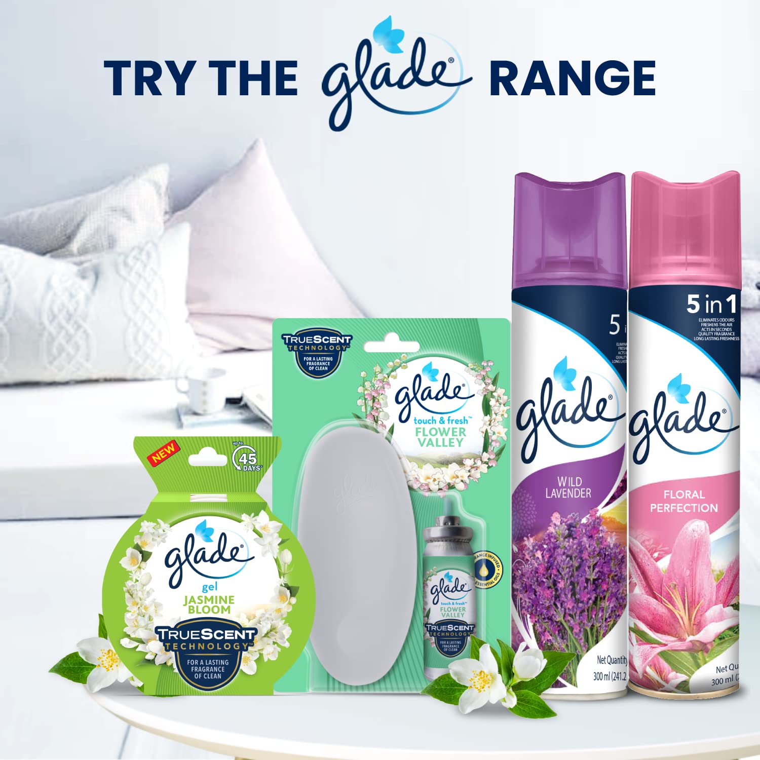 Glade Jasmine Gel 70g - Image 7 thumbnail