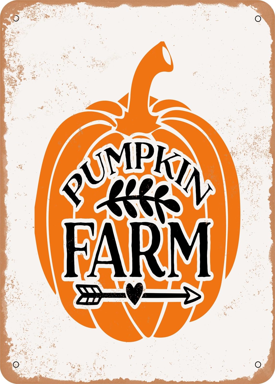 Metal Sign - Pumpkin Farm - Vintage Rusty Look home decor