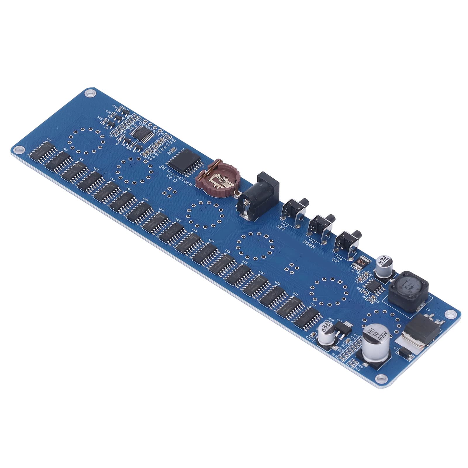IN14 Nixie Tube Clock, Leuchtende Röhrenuhr DIY Kit, Leuchtende Röhrenuhr DIY Kit Hohe Genauigkeit IN14 Nixie Tube Clock DIY Teile DC12V für Zuhause, Uhr