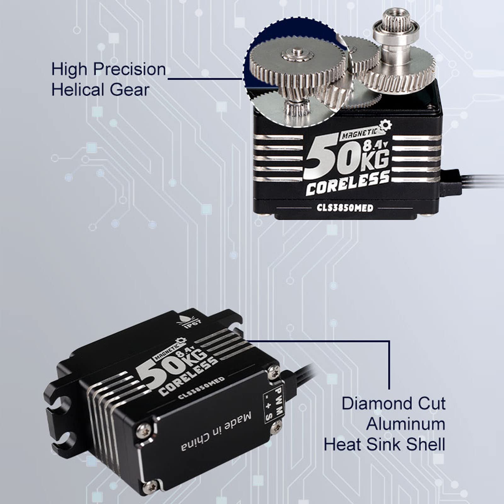 Hobby Fans Servo De Direction RC - Servo Numérique 12 G Avec Support De Montage En Metal Et Bras 15t Pour Rc Axial Scx24 Pieces De Mise A Niveau De Modele De Voiture Et Bateau