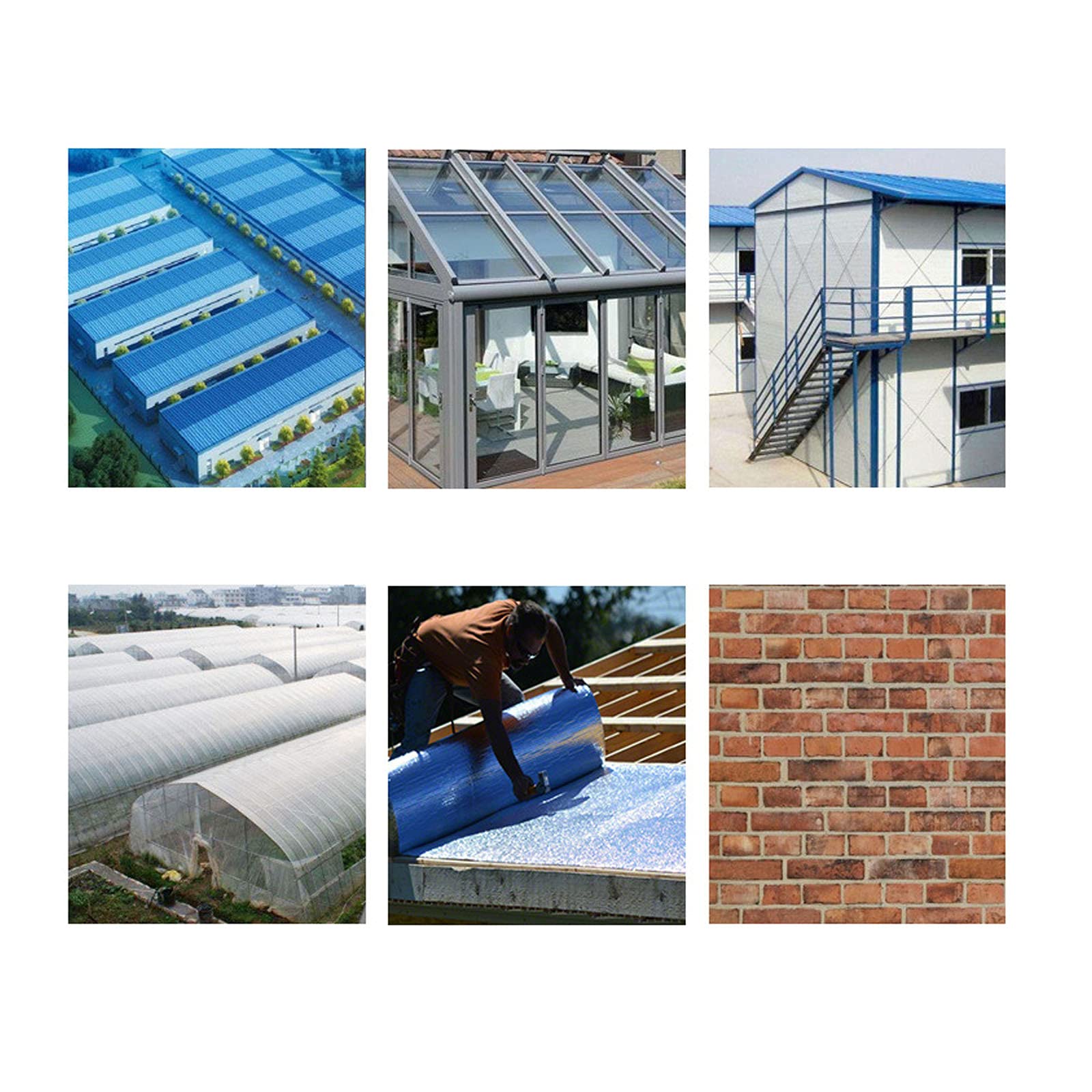 5mm Espesar Doble Aluminio Aislante Térmico Reflexivo Aislamiento Térmico Multicapa para Frío Y Calor Loft Techo Attic Wall Garaje Cobertizos, Caravanas,Botes,Casas De Mascotas Y Gar(Size:2m*4m)