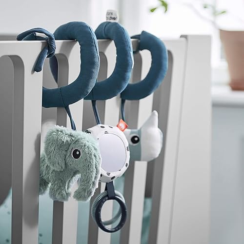 Miniatura 2 de Done by Deer - Polvo en espiral de actividad Deer Friends - Juguete suave y entretenido para desarrollar los sentidos, con sonajeros, anillos de