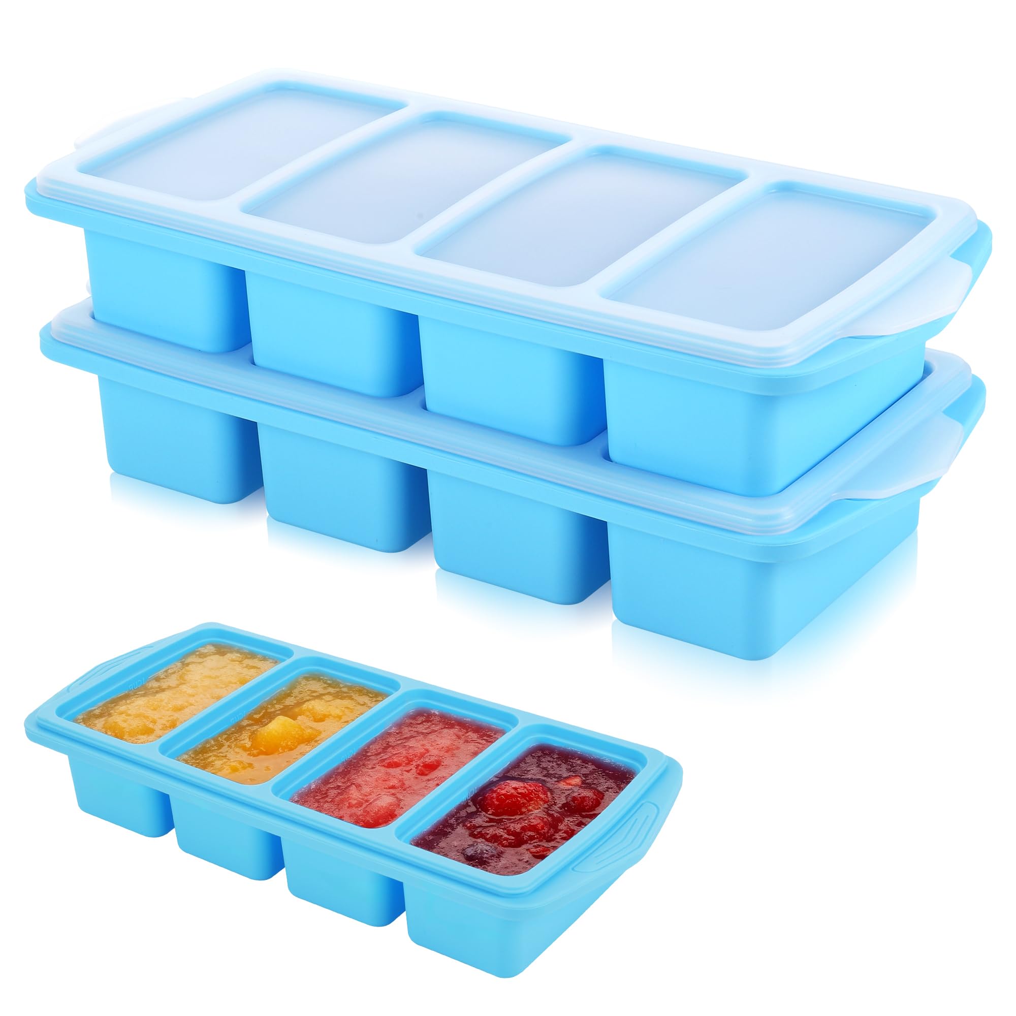 WALFOS Stampo per congelatore per zuppa in silicone a 2