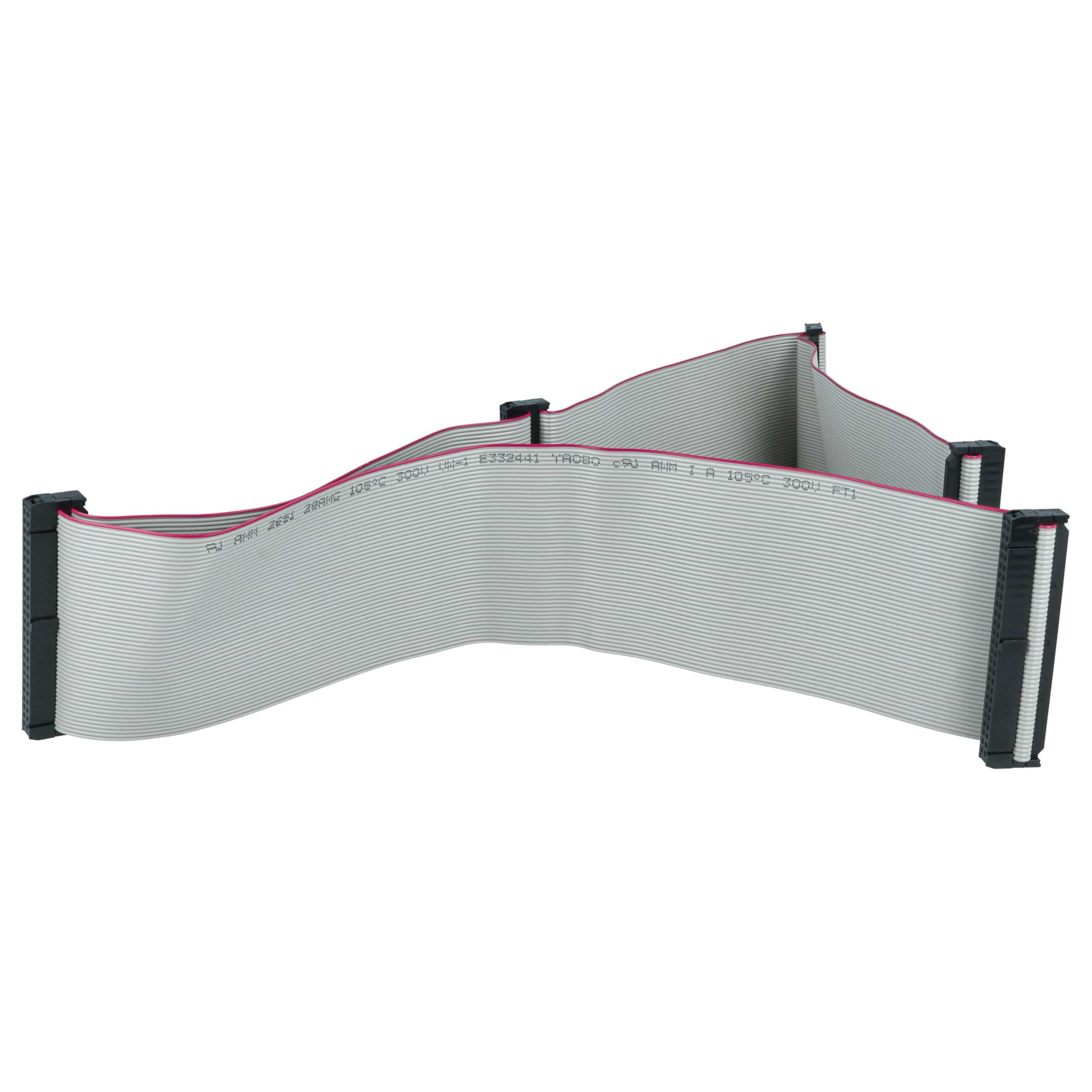 vhbw Cavo a Nastro SCSI per collegare 5 dispositivi SCSI - Cavo Interno, 50 Pin, 75 cm