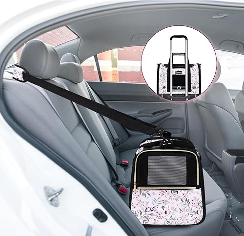 Miniatura 12 de Petmolico Transportador para gatos Bolsa para mascotas de lados suaves para gatos pequeños y medianos, cachorros, 16 libras, transportador de viaje