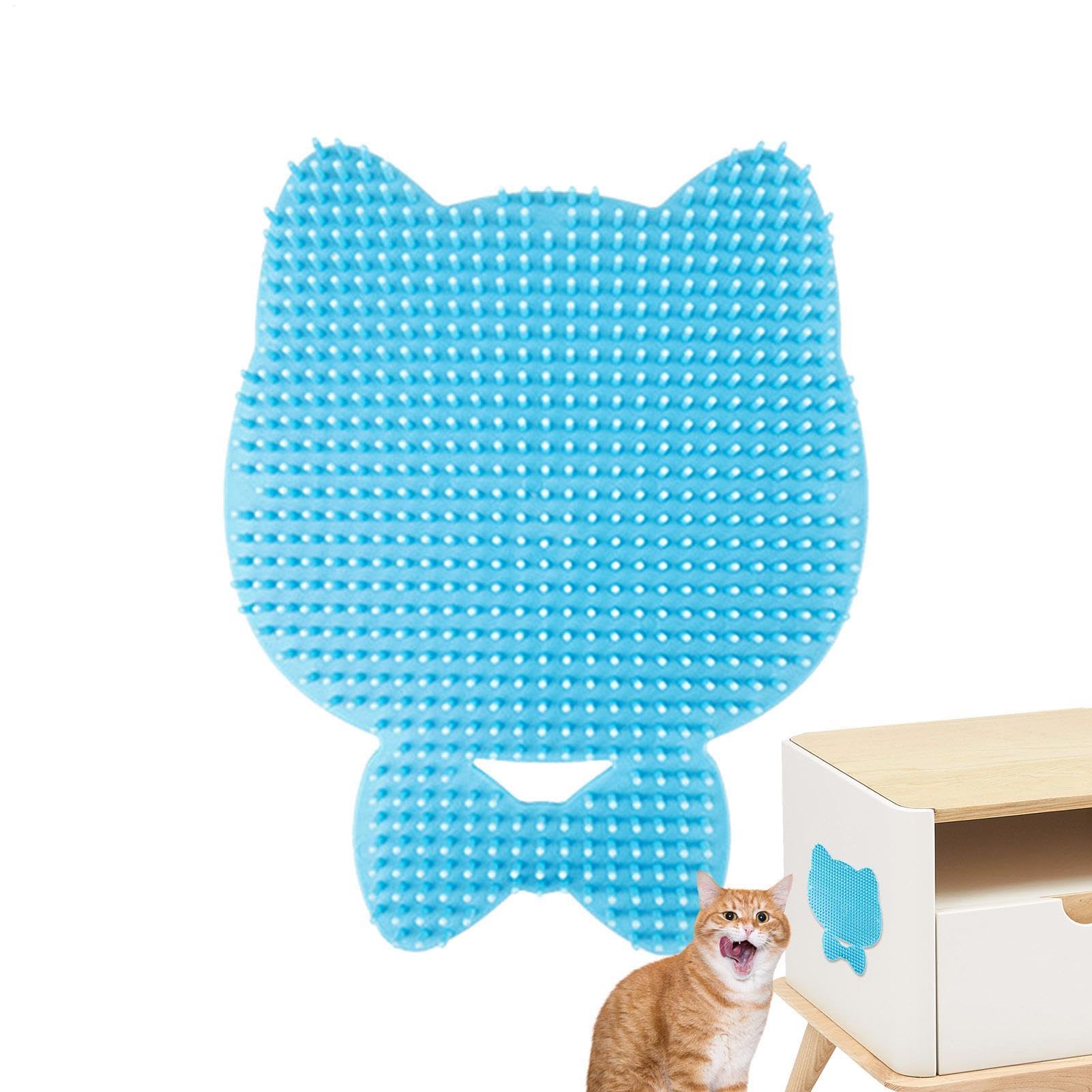 Cat Wall Scratcher - Self Groomer For Cats | Wall Scratcher For Cats, Wall Corner Scratcher Comb | Self Groomer For Cats On The Wall | Space Saving Massager Brush