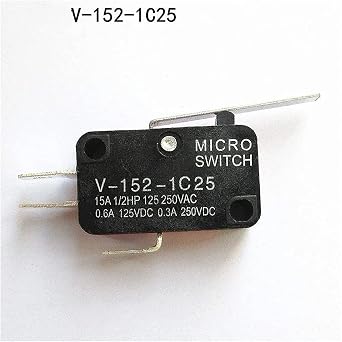 Limit Switch 5pcs Microswitch Stroke Limit Switch V-151-1C25 V-152-1C25 V-153-1C25 V-154-1C25 V-155-1C25 V-156-1C25 Roller Long Handle Switch