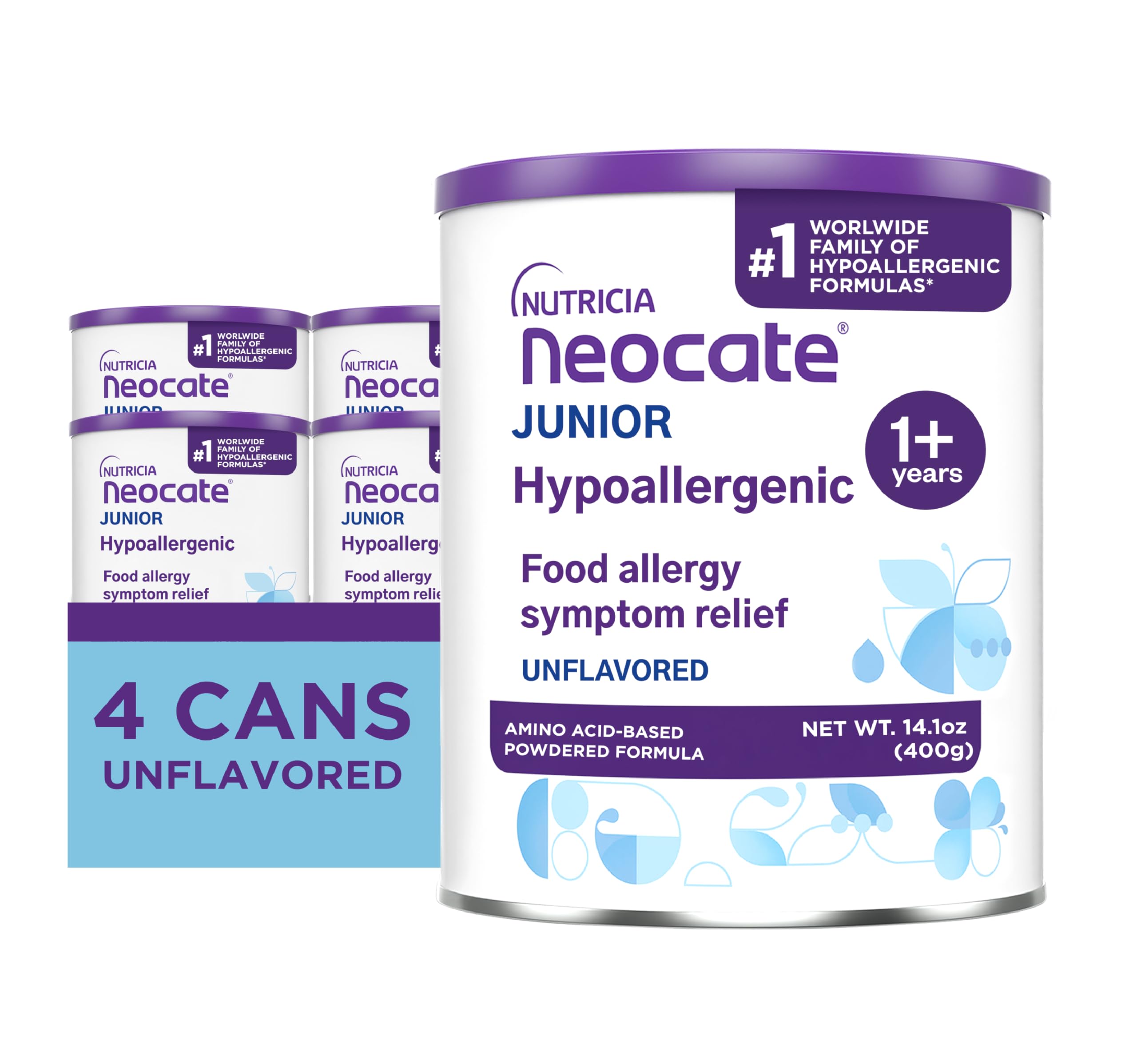Neocate Junior 478/100grams/Case of 4/Unflavored