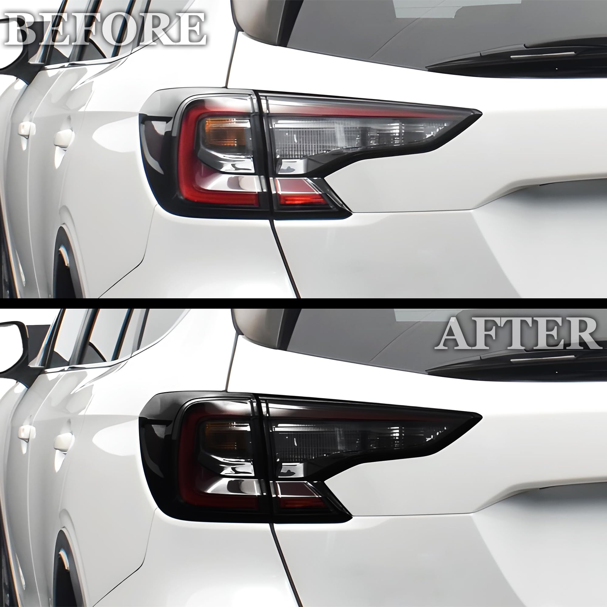 BOGAR TECH DESIGNS Rear Taillight Tail Light Tint Kit PPF Compatible with Subaru Outback 2020-2025, Dark Smoke