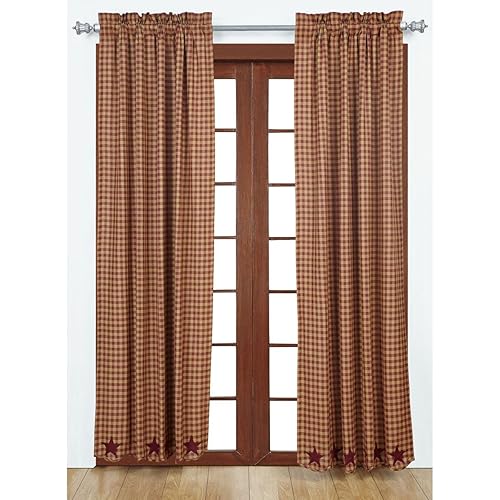 Red Country Curtains Amazon Com