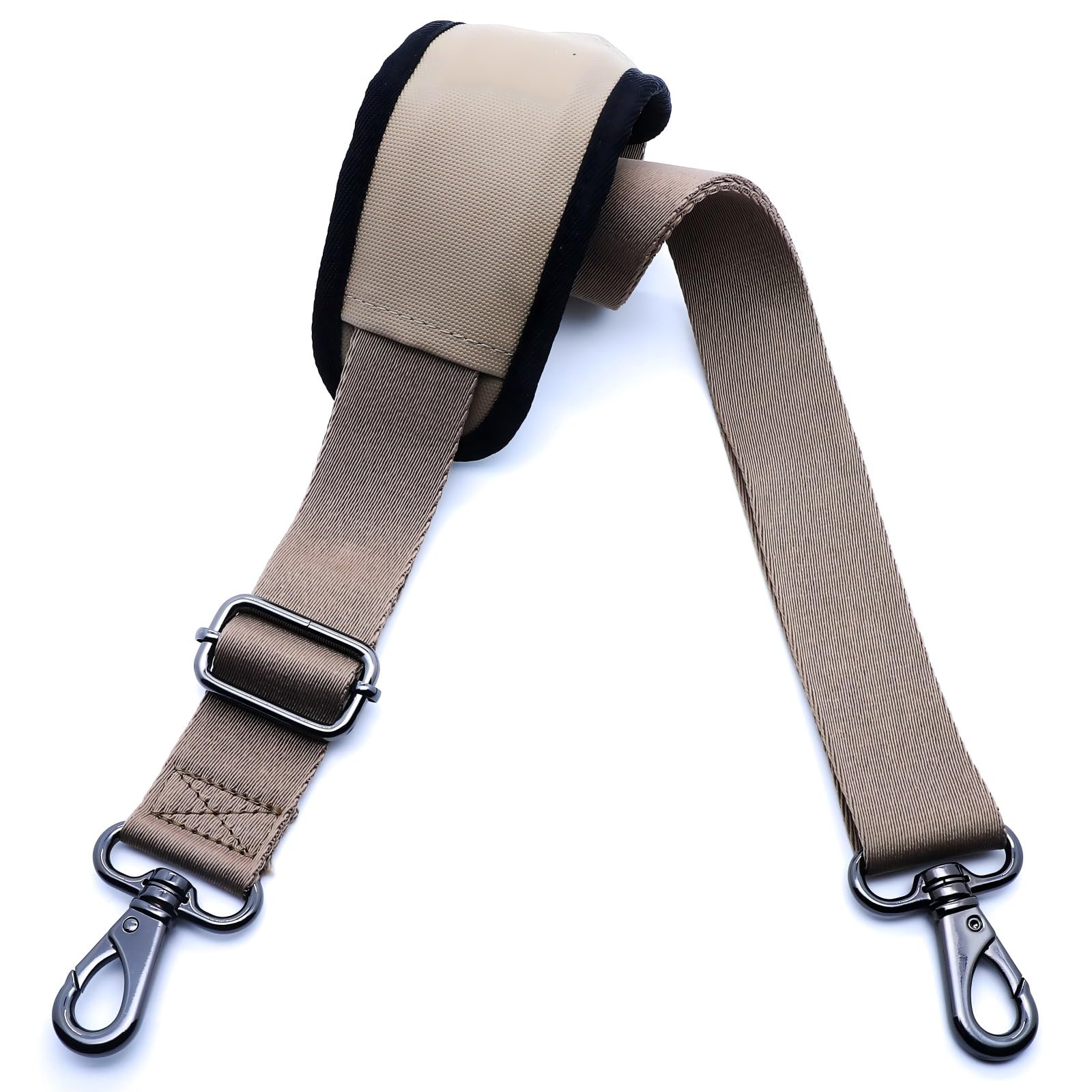 Shoulder Strap, Universal Adjustable Shoulder Belt Replacement Laptop Bag Shoulder Strap with Metal Hooks for Briefcase, Laptop Messenger Bag, Luggage Duffel Camera