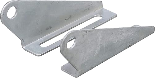 Seachoice Soporte de rodillo de quilla, remolque de barco galvanizado, tamaño único, natural, 2 piezas