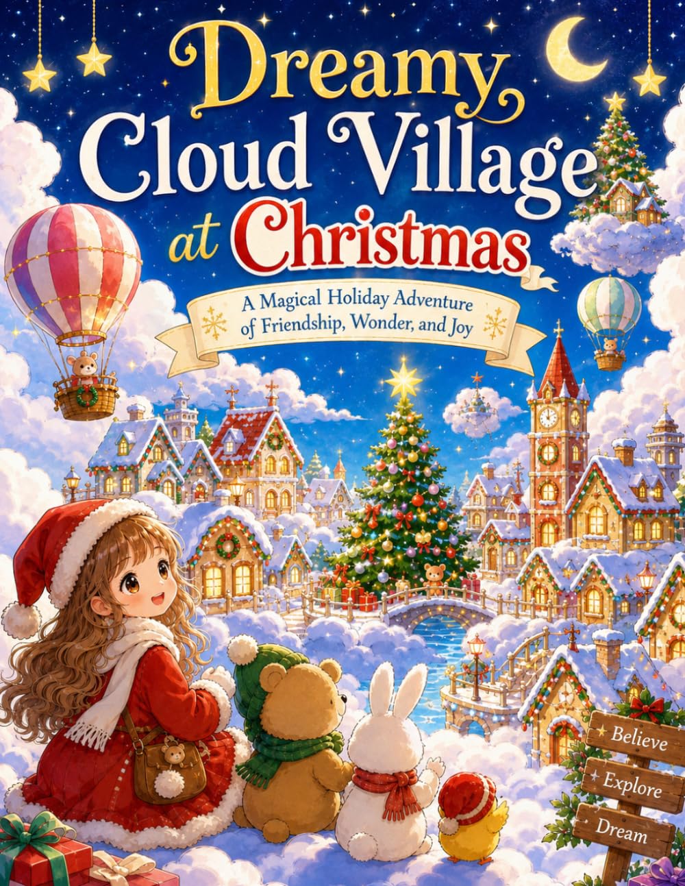 Dreamy Cloud Village at Christamas: A Magical Holiday Adventure of Friendship, Wonder, and Joy