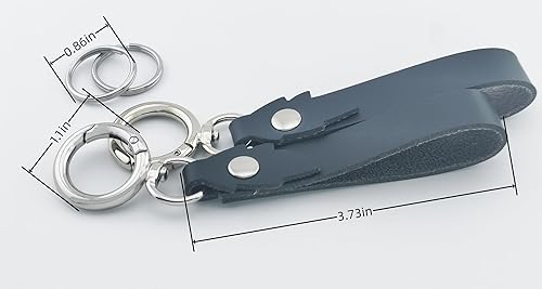 Miniatura 5 de 2 llaveros inteligentes de silicona para Honda Accord Civic Pilot HR-V CR-V Sport SI EX EX-L Touring 2024 2023 2022 (negro con rojoazul)