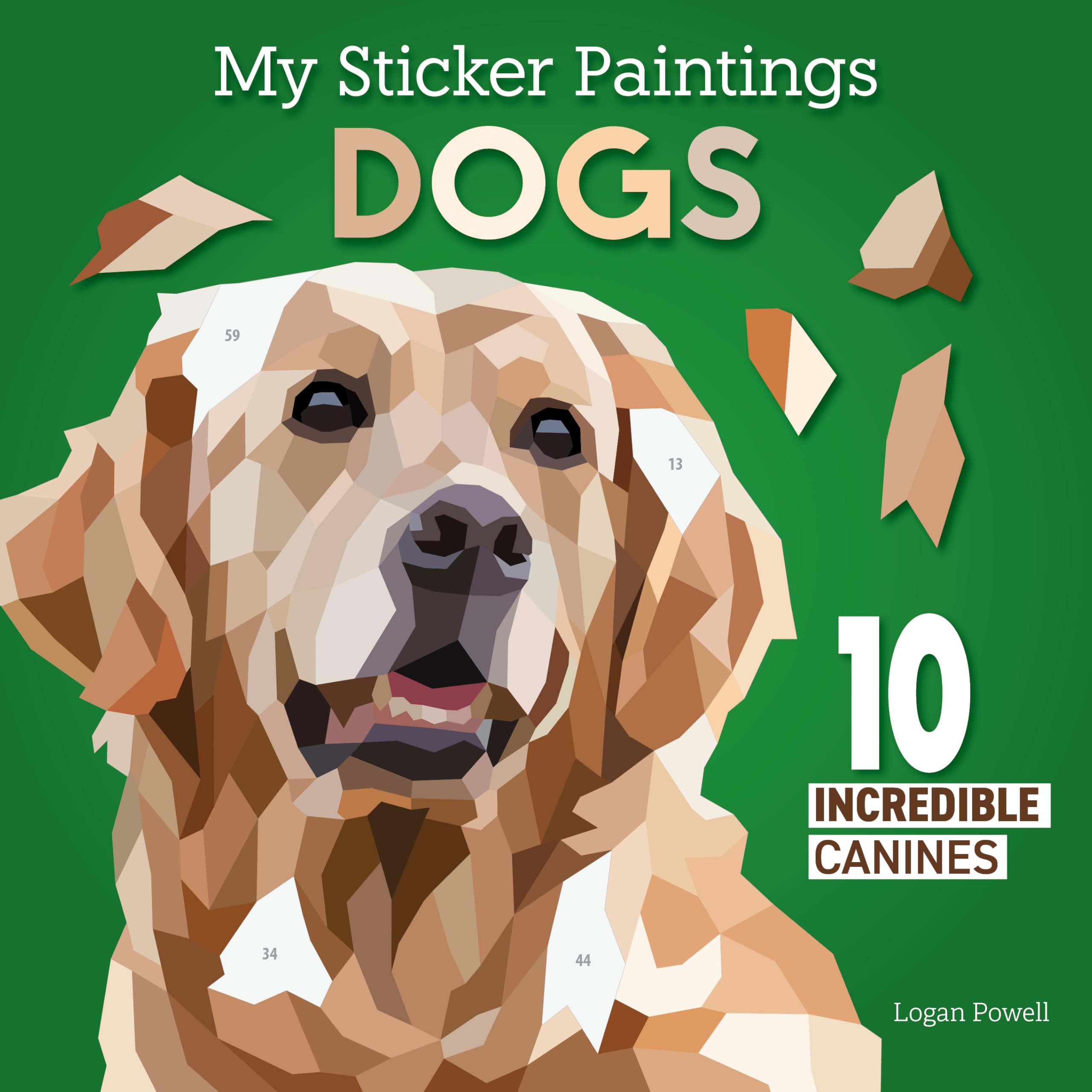 My Sticker Paintings: Dogs by Logan Powell - 9781641244503