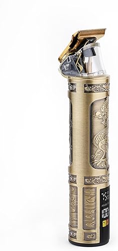 Miniatura 5 de Nave Recortadora de barba y cortapelos para hombres, maquinilla de afeitar eléctrica inalámbrica y recargable para cuerpo, cabello, barba y bigote,