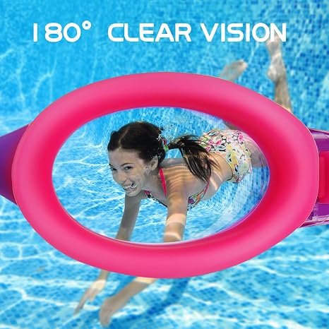 Acquista Occhialini da nuoto con cinturino regolabile Antiappannamento Occhiali da nuoto protettivi ad alta visibilità trasparenti e ad alta trasparenza per bambini in Italia a partire da 6.61