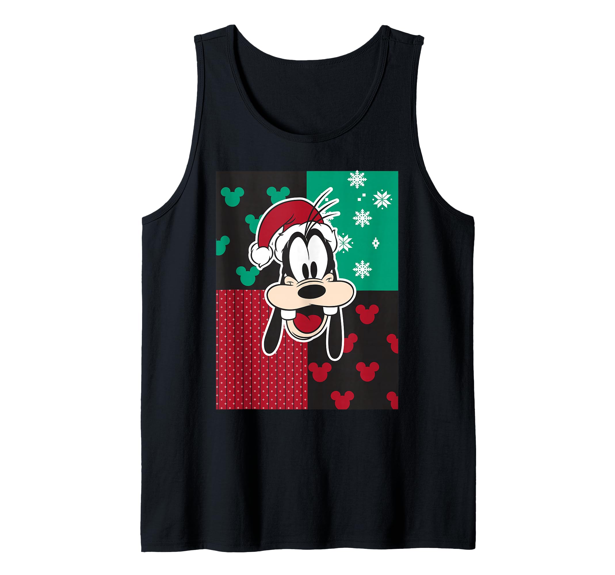 Disney Goofy Holiday tank top en coton premium à finitions soignées