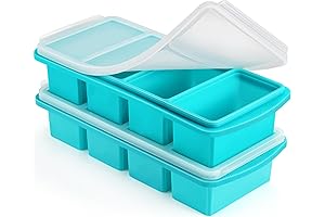 Aqua Silicone Souper Cube | Freezer Tray for Leftover Freezing