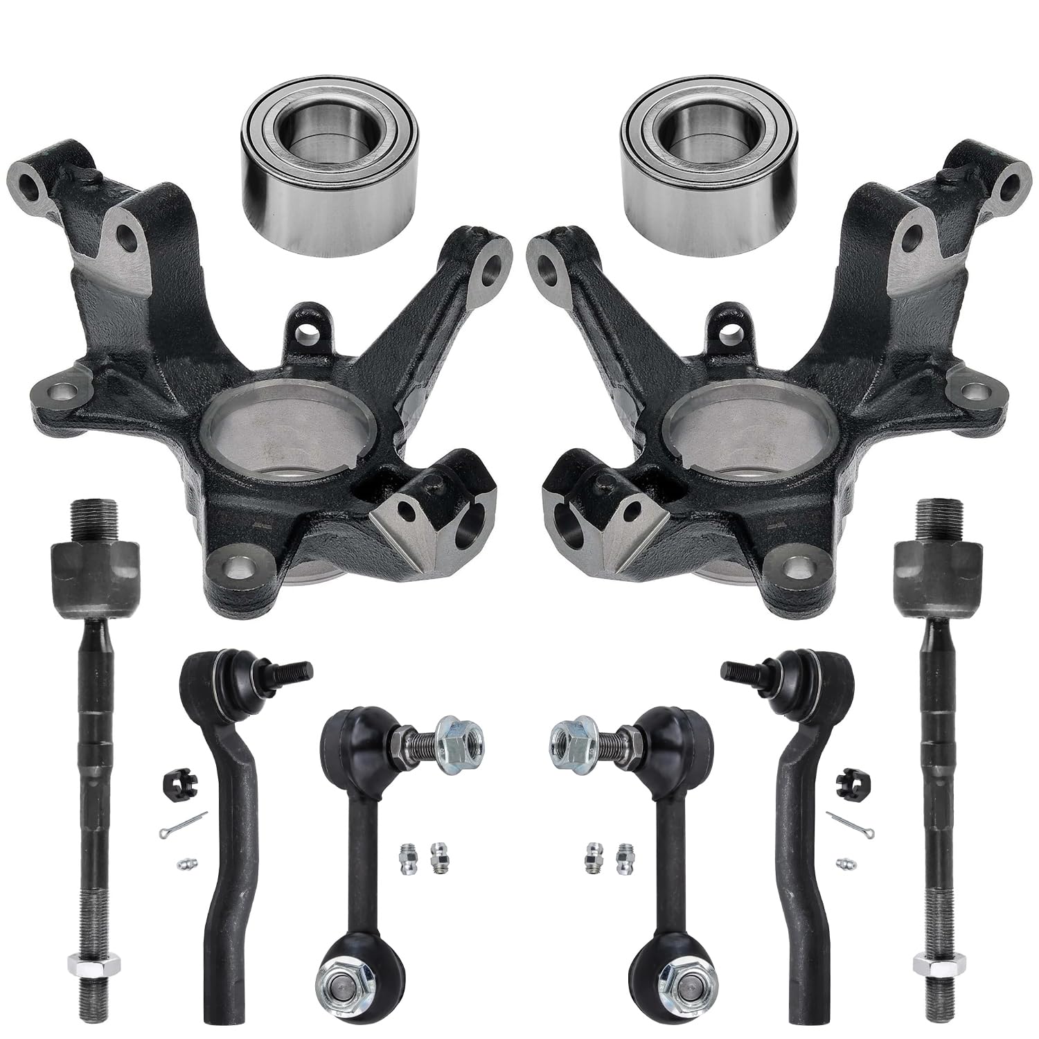 Detroit Axle - 10pc Front Loaded Knuckles Kit for 2007-2013 Mazda CX-9