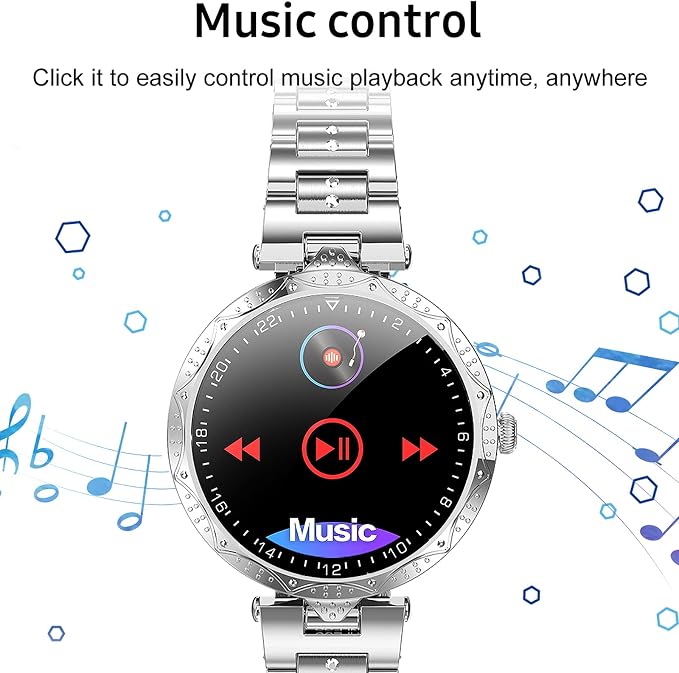 Amazon.com: Silver Smart Watch Bracelet 