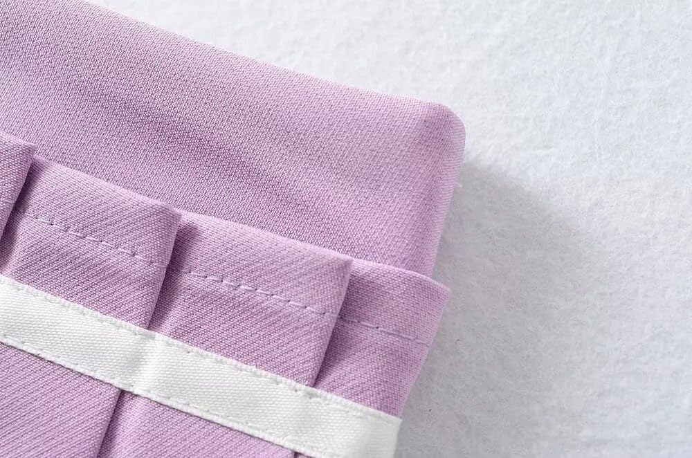 Faldas Cortas de Mujeres - Summer Elegante Mujer Falda Plisada Casual con la caña de Cintura Baja Skort Skort A -Line Femenina Extremadamente Corta